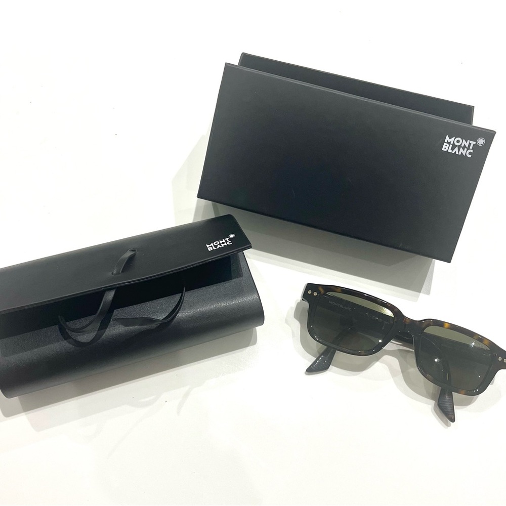 Montblanc Black Sunglasses with Case